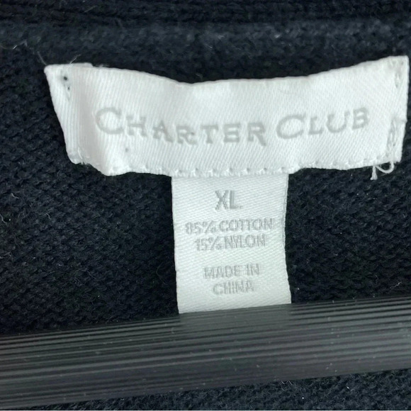 Charter Club Womens Size XL long sleeve pullover sweater 0768 - Picture 5 of 7